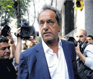  ?? ARCHIVO LA NUEVA. ?? Daniel Scioli gobernó la provincia de Buenos Aires entre 2007 y 2015.