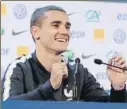  ?? FOTO: AP ?? Griezmann habló el martes