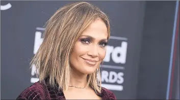  ?? THE ASSOCIATED PRESS ?? Actress and pop star Jennifer Lopez will receive the Michael Jackson Video Vanguard Award at the MTV Video Music Awards on Aug. 20.