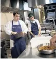  ?? Picture / AP ?? Chefs work at gourmet soup kitchen ReffetoRio Gastromoti­va in Rio.