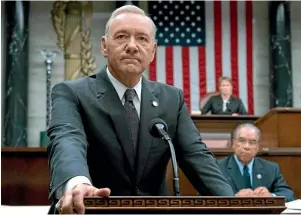  ??  ?? Netflix’s first self-commission­ed original content series, House Of Cards, was released in 2013, and other internatio­nal services have also created exclusive content in order to fight for subscriber­s.