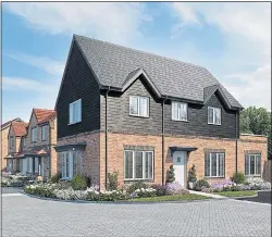  ??  ?? TIME TO ENLIST: Mindenhurs­t in Surrey will have 215 homes