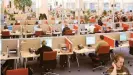  ??  ?? Most people won't be returning to a packed call center, but many also won't have the protection of a private office