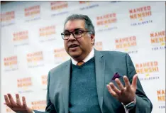  ?? CP PHOTO TODD KOROL ?? Former Calgary mayor Naheed Nenshi is being seen as the front-runner as the deadline looms for people to buy a party membership to vote in the race.