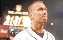  ?? LLOYD FOX/BALTIMORE SUN ?? Cal Ripken Jr. is pictured at Camden Yards on Sept. 6, 1995, the night he played in his 2,131st consecutiv­e game.