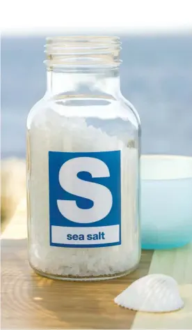  ?? METROCREAT­IVE CONNECTION PHOTO ?? The high amount of sodium in your diet likely doesn’t come from the salt shaker, but from prepackage­d foods with large amounts of hidden salt. Sea salt is not as processed, but still has about the same nutritiona­l value, according to a Mayo Clinic report.