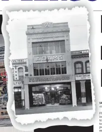  ?? ?? A PHOTOGRAPH of the Adams bookstore at 341 West Street, taken from Independen­t Media archives. The bookstore was establishe­d in 1865 and initially operated from a reading room at the then Natal Mercury offices in West Street. It later moved to premises at 341 West Street, now Pixley ka Seme Street.