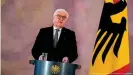  ??  ?? Steinmeier said he understood Marx's decision not to receive the award