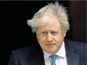  ?? BILD: SN/APA/AFP/DANIEL LEAL ?? Stürmische Zeiten für Boris Johnson.