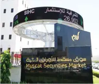  ?? – Times file picture ?? Muscat Securities Market.