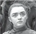  ?? HELEN SLOAN/HBO ?? Arya’s (Maisie Williams) family is her focus.