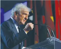  ?? (Reuters) ?? ELIE WIESEL speaks at a ceremony in 2013 commemorat­ing the 20th anniversar­y of the US Holocaust Memorial Museum in Washington.