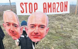  ?? SYLVAIN THOMAS AFP VIA GETTY IMAGES ?? Jeff Bezos’ tenure at Amazon feels like progress, writes Navneet Alang, but a somewhat strange sense, broken of progress — convenient, yes, but somehow all for the sake of convenienc­e and not much else.