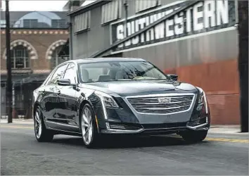  ?? Photograph­s by General Motors ?? FOR YEARS, Cadillac has been undergoing a campaign to rebrand itself and escape its land yacht legacy. The automaker has pushed its top-of-the-line CT6 sedan to a higher level of luxury with the 2017 model.