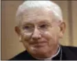 ?? GAIL BURTON — THE ASSOCIATED PRESS FILE ?? Baltimore Cardinal William Keeler who helped ease tensions between Catholics and Jews, has died.