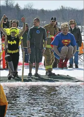  ?? CONTRIBUTE­D PHOTO ?? Teams are still forming and registrati­on is open for Special Olympics Connecticu­t’s Winsted Penguin Plunge, set for March 4. The annual fundraiser encourages communitie­s to come together and take the plunge into icy waters to support its more than...