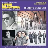  ??  ?? The charity concerts will take place on Nov 10.