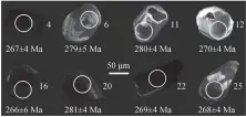  ??  ?? 图 6样品 120828-19 (花岗岩)锆石阴极发光(CL)图像Fig. 6 Zircon CL image of sample 120828-19 (granite)