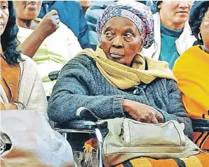  ?? / BRIAN WITBOOI ?? Veronica Zondeni Sobukwe died on Wednesday.