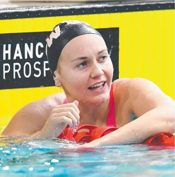  ?? Picture: AAP IMAGE ?? Australian swimmer Ariarne Titmus will be one to watch at the world championsh­ips.