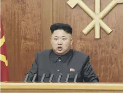  ??  ?? 0 North Korean leader Kim Jong-un has been testing weapons