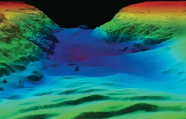  ??  ?? This richly detailed 3D rendering could be the view at your helm thanks to the power of LiDAR.