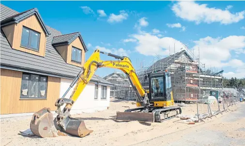  ?? Photograph by Jason Hedges ?? PLANNING: The housebuild­ing boom has been forecast in Moray Council’s new local developmen­t plan.