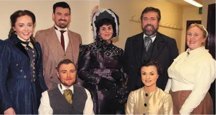  ??  ?? The cast of Kilrush Drama Group’s ‘Hedda Gabler’. See No 1.