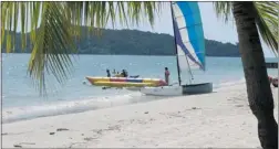  ?? MEL VARGA/ POSTMEDIA NEWS ?? One of the best beaches in the world can be found on Langkawi Island, Malaysia.