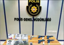  ?? ?? The drugs, guns and ammunition seized by police during ‘Operation Vortex’