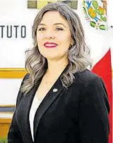  ?? / MARIANO RUBIO ?? Georgina Ávila Silva, consejera electoral.