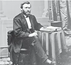  ?? UNDATED PHOTO BY AP ?? Ulysses S. Grant was president from 1869 to 1877.