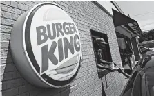  ?? Daniel Acker / Bloomberg ?? Burger King is among companies that a lawsuit says restrict workers from moving to different franchisee­s of the same chain.