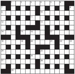  ?? PRIZES of £20 will be awarded to the senders of the first three correct solutions checked. Solutions to: Daily Mail Prize Crossword No. 15,573, PO BOX 3451, Norwich, NR7 7NR. Entries may be submitted by second-class post. Envelopes must be postmarked no l ?? NO 15,573