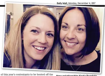  ??  ?? New relationsh­ip: Kezia Dugdale and partner Jenny Gilruth, left