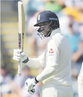  ?? Picture: EPA-EFE ?? MAKING A STATEMENT. Australia should now know what to expect from England’s James Vince the next time he goes out to bat.