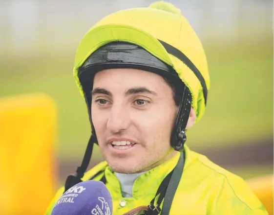  ?? Picture: ADAM HOURIGAN ?? Andrew Mallyon is loving his new base in Queensland after riding 63 winners in three states so far this season