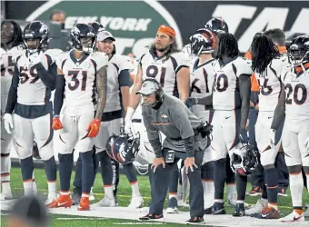  ?? Andy Cross, The Denver Post ?? Broncos head coach Vic Fangio said, “it’s on us to be able to adjust, adapt, improvise and be ready to play the game on Monday night.”