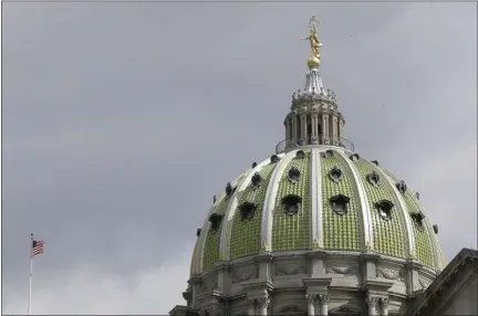  ?? MATT ROURKE — THE ASSOCIATED PRESS ?? Shown is the Pennsylvan­ia Capitol building Wednesday, Aug. 12, 2015, in Harrisburg, Pa.