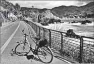  ?? CAMERON HEWITT/ RICK STEVES’ EUROPE ?? A bike ride between Levanto and the village of Bonassola offers up views of the Italian Riviera’s stunning coastline.