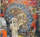  ?? FERMILAB VIA AP ?? Fermilab’s Collider Detector in Chicago’s west suburbs. An analysis of a particle turned out like discoverin­g a hidden room in a house, scientists say.