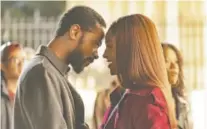  ?? SABRINA LANTOS/UNIVERSAL PICTURES VIA TNS ?? LaKeith Stanfield and Issa Rae in “The Photograph.”