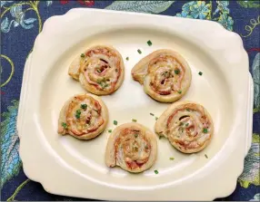  ?? (Arkansas Democrat-Gazette/Kelly Brant) ?? Ham and Cheese Pinwheels