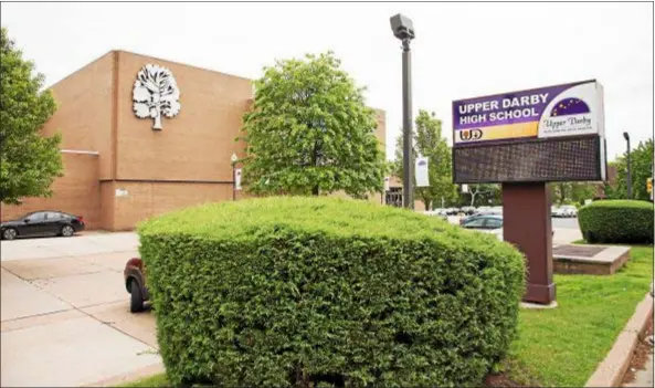  ?? DIGITAL FIRST MEDIA FILE PHOTO ?? The Upper Darby School District this year raised its taxes 2.5 percent on a $207 million budget that educates approximat­ely 12,000 students.