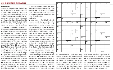 Die ecke gedacht lösung um 2423 Um die