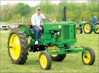  ?? Photo by Randy Moll ?? John Deere tractors will be the featured tractors at the Tired Iron of the Ozarks fall show, which begins Friday and runs through Sunday.