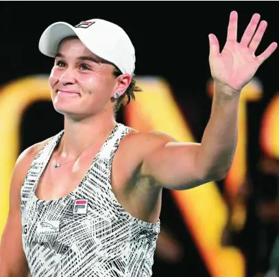  ?? EUROPA PRESS ?? Ashleigh Barty, australian­a, se despide con 3 Grandes y 114 semanas seguidas como número uno