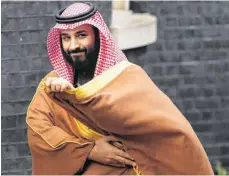  ?? FOTO: VICTORIA JONES/DPA ?? Mohammed bin Salman, Kronprinz von Saudi-Arabien.