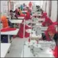  ?? HT PHOTO ?? Women led by Suman Singh work at her sewing machine centre in Bharatpur.