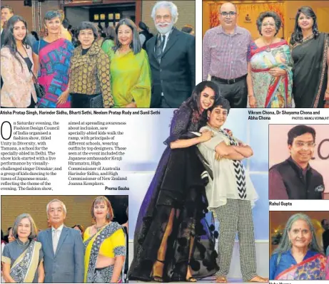  ?? PHOTOS: MANOJ VERMA/HT ?? Atisha Pratap Singh, Harinder Sidhu, Bharti Sethi, Neelam Pratap Rudy and Sunil Sethi Patricia Hiramatsu, Kenji Hiramatsu and Joanna Kempkers Soundarya Sharma and Tamana Chona Vikram Chona, Dr Shayama Chona and Abha Chona Rahul Gupta Usha Verma